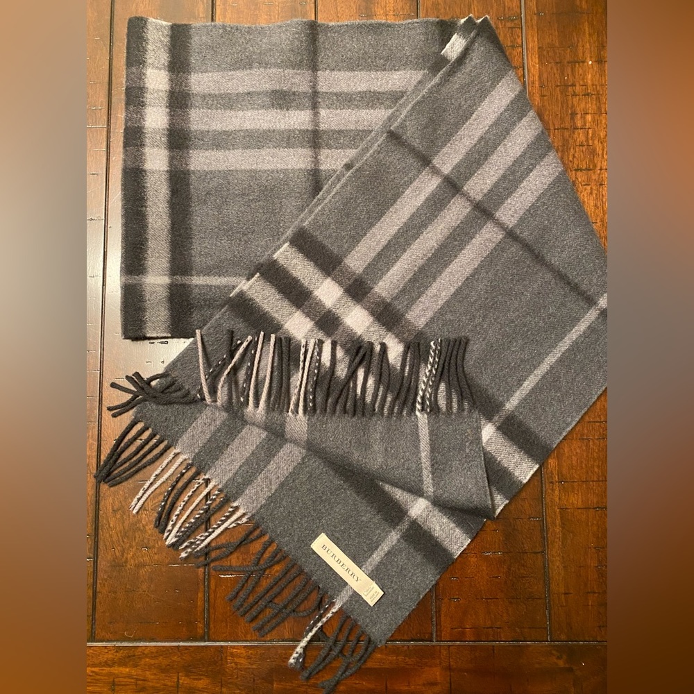 Burberry Check Cashmere Scarf